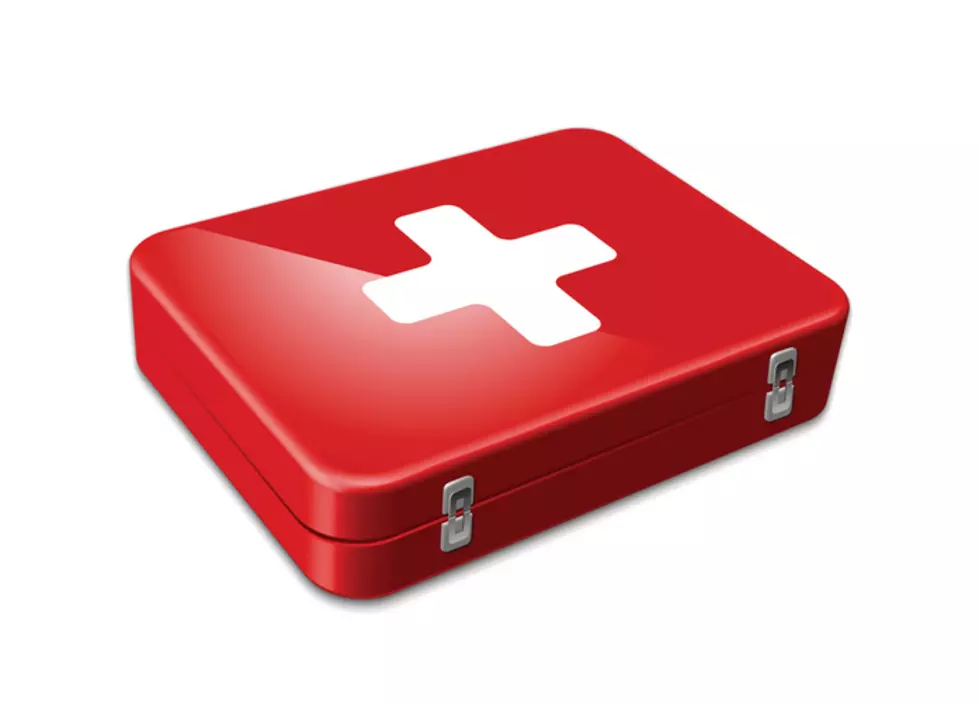 First aid kit. Vector illustration