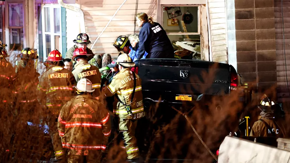 Photos: Daring New York Rescue After Truck Slams Into Hudson Valley Home