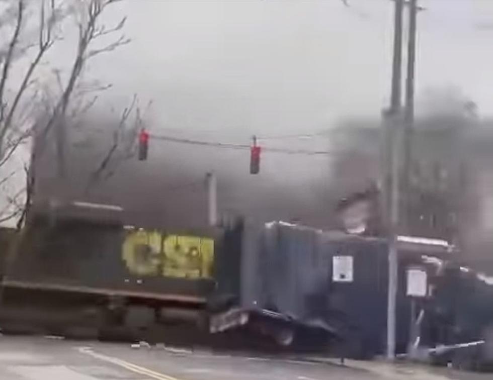 Video: Train & Tractor-Trailer Collide In Hudson Valley, New York