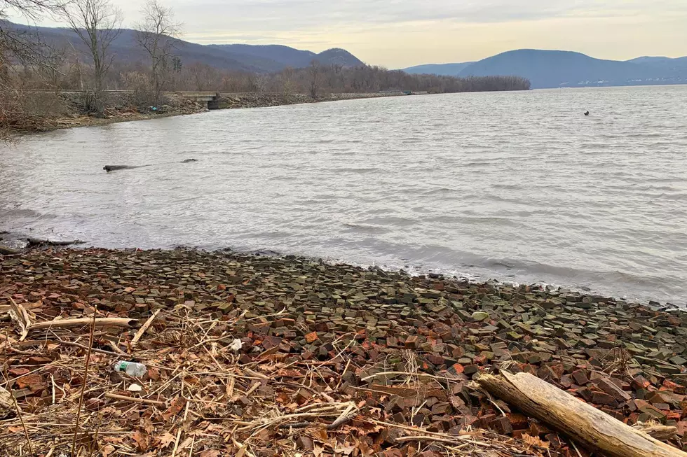 Hidden New York Beach Is Covered in Bricks