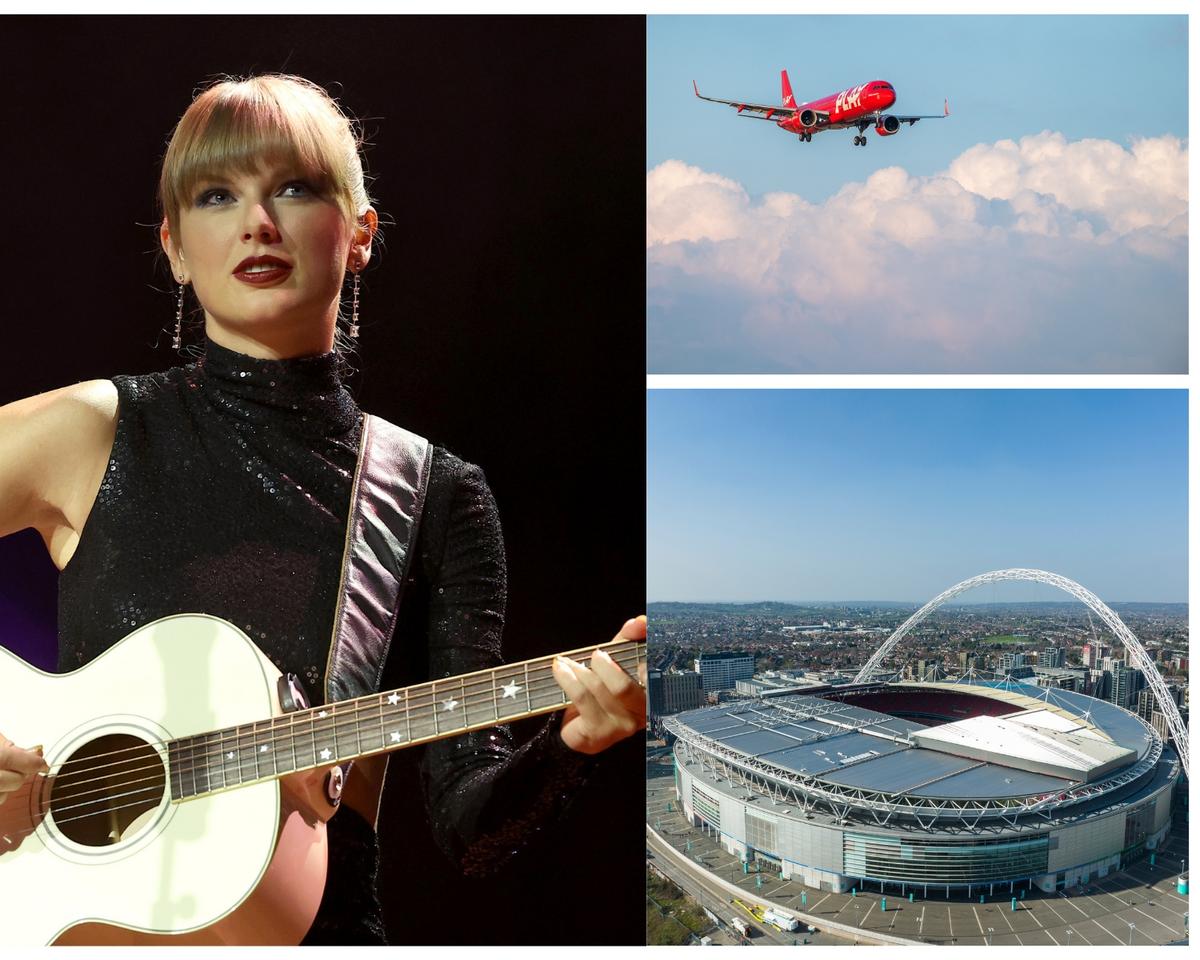 Free flight from New York to London and free tickets for Taylor Swift