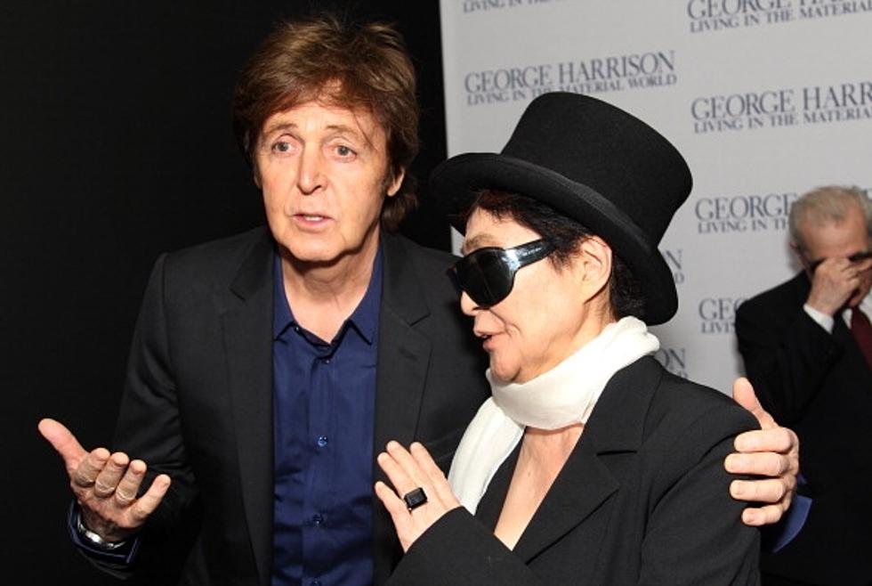 Paul McCartney And Yoko Ono Together