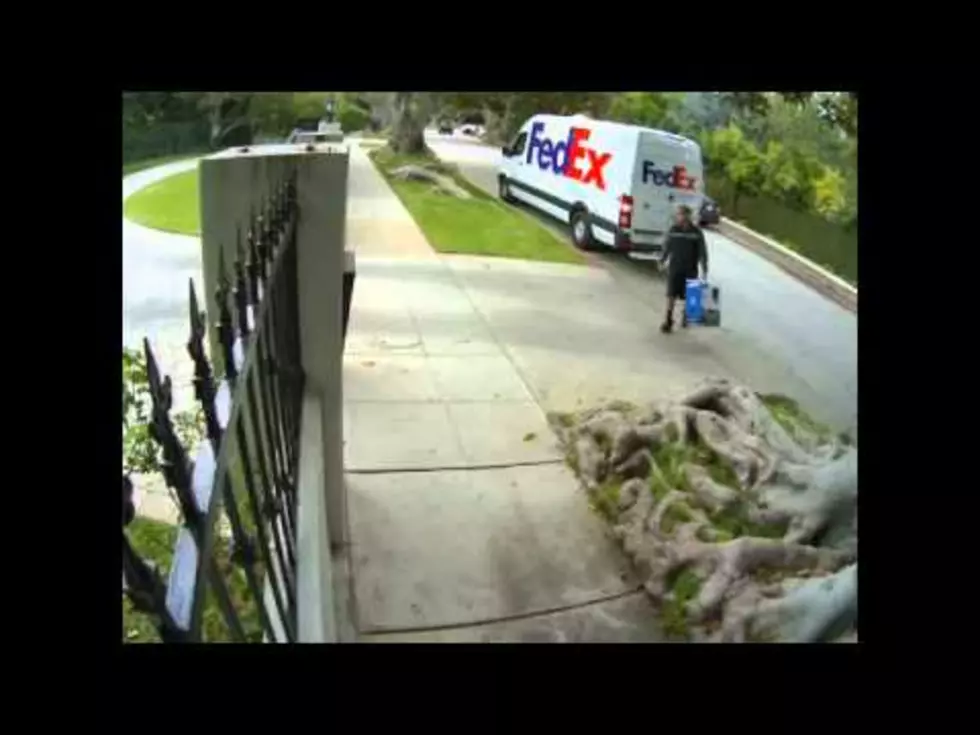 FedEx Driver Tosses Fragile Package [VIDEO]
