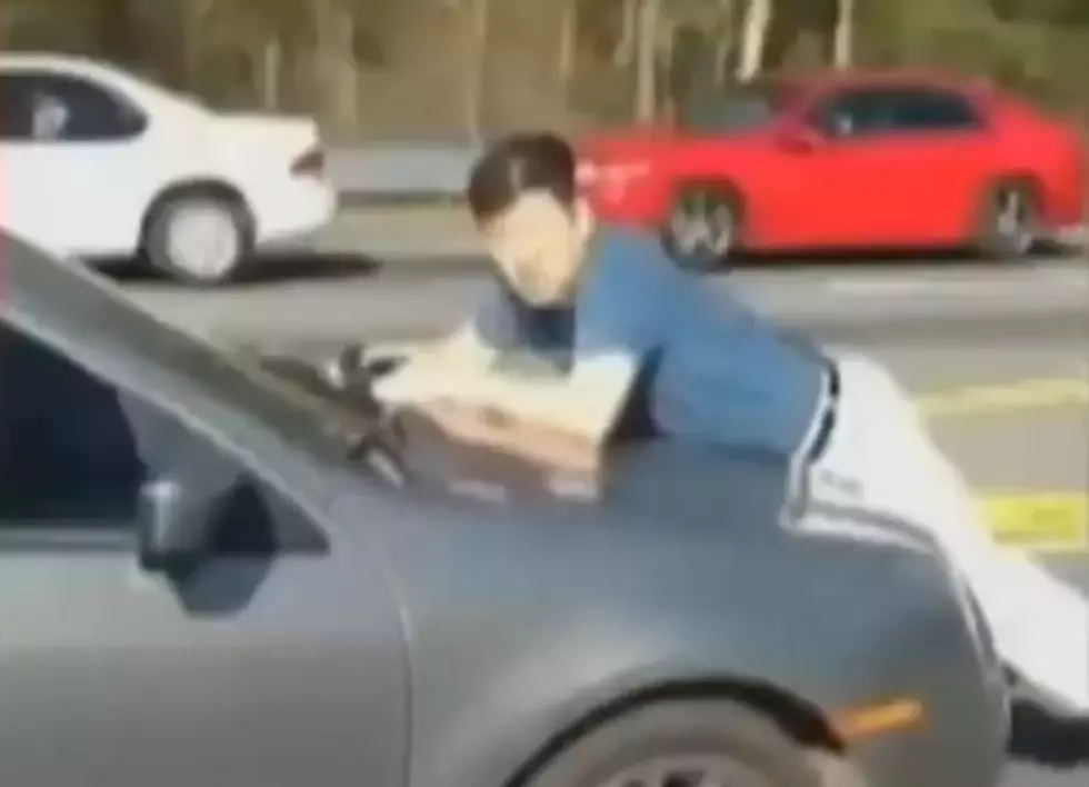 Man Clings To Car Hood For Two Miles After Hit-And-Run [VIDEO]