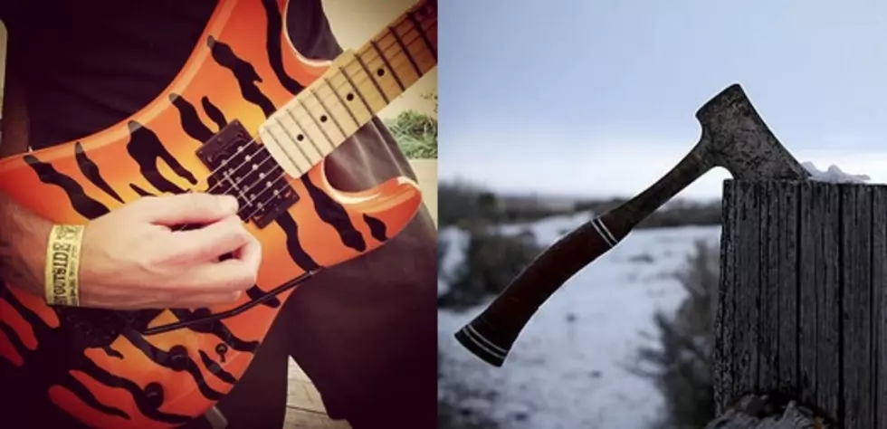 It’s A Guitar That Really Is An Axe [VIDEO]