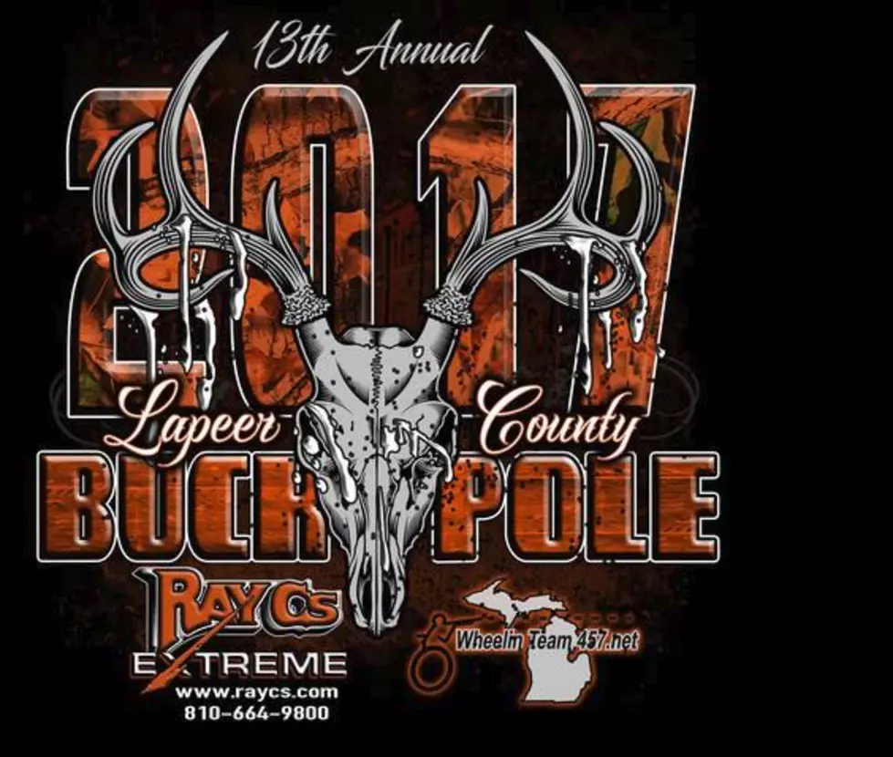 Join US 1031 At Ray C’s Today For The 13th Annual Lapeer Buck Pole
