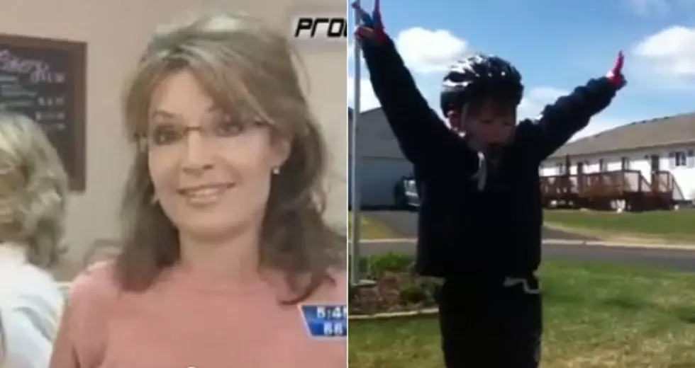 Keep Practicing Sarah Palin the Boy Who Learned to Ride a Bike Has Faith In You [Video]
