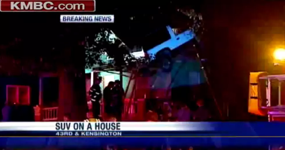 A Truck Goes Airborne And Lands In Family’s Attic