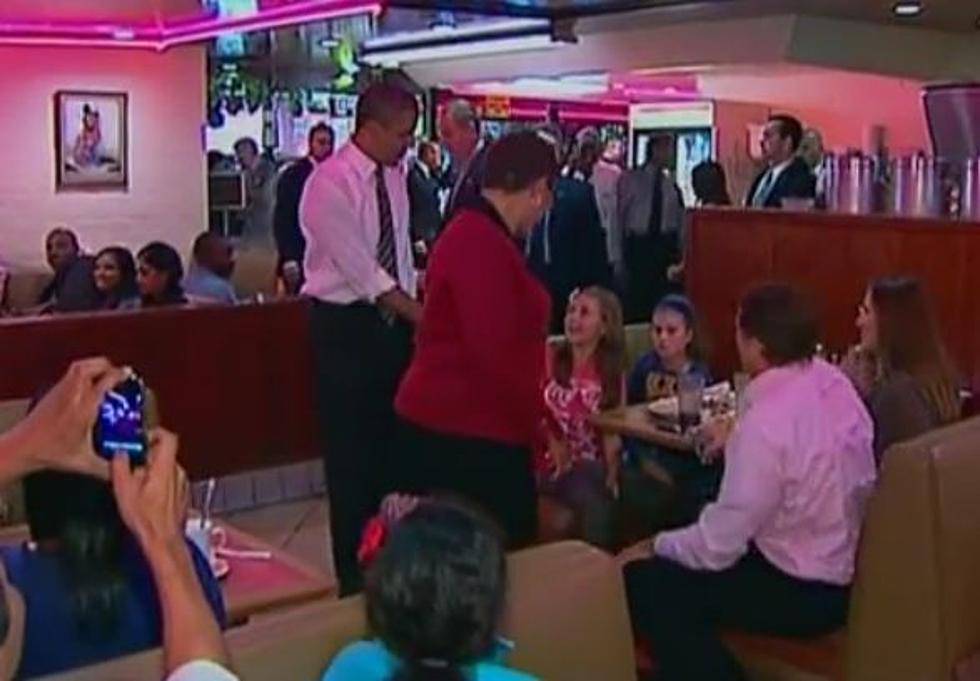 President Obama Makes a Surprise Visit to a Chicken & Waffles Joint [VIDEO]