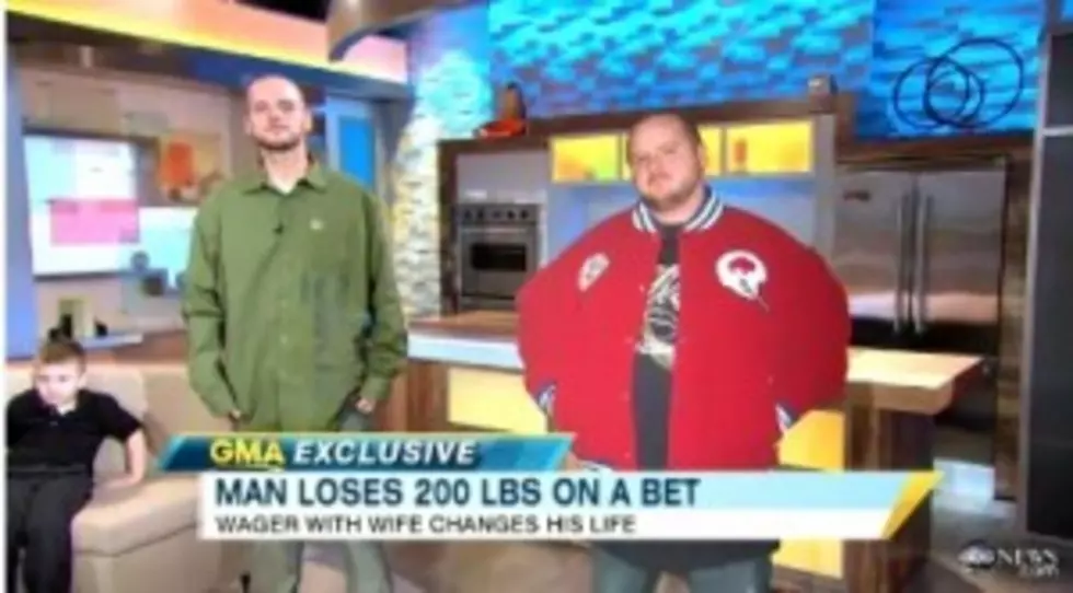 Incredible Weight Loss:  Man Loses 191 Pounds on a Bet with Wife [VIDEO]