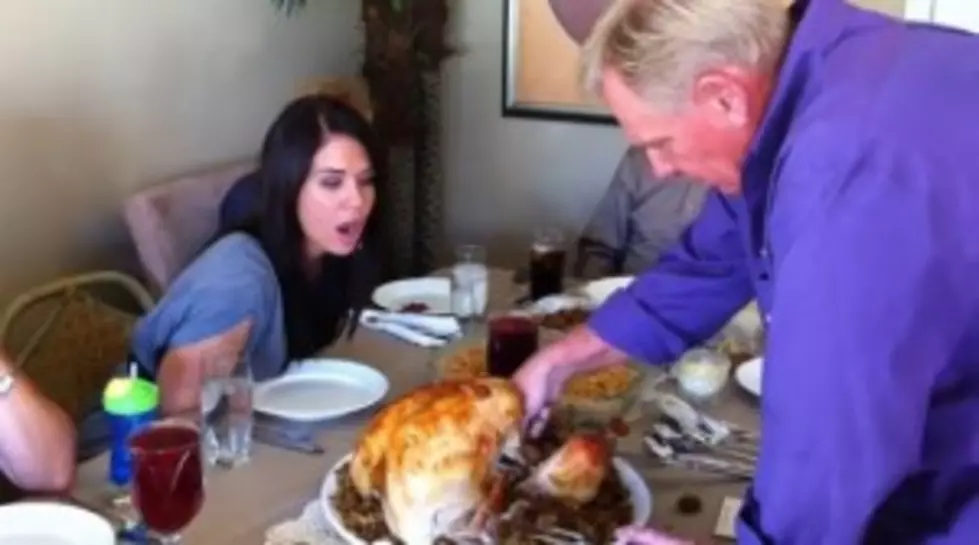 Thanksgiving Prank: OMG Was That Turkey Pregnant? [VIDEO]