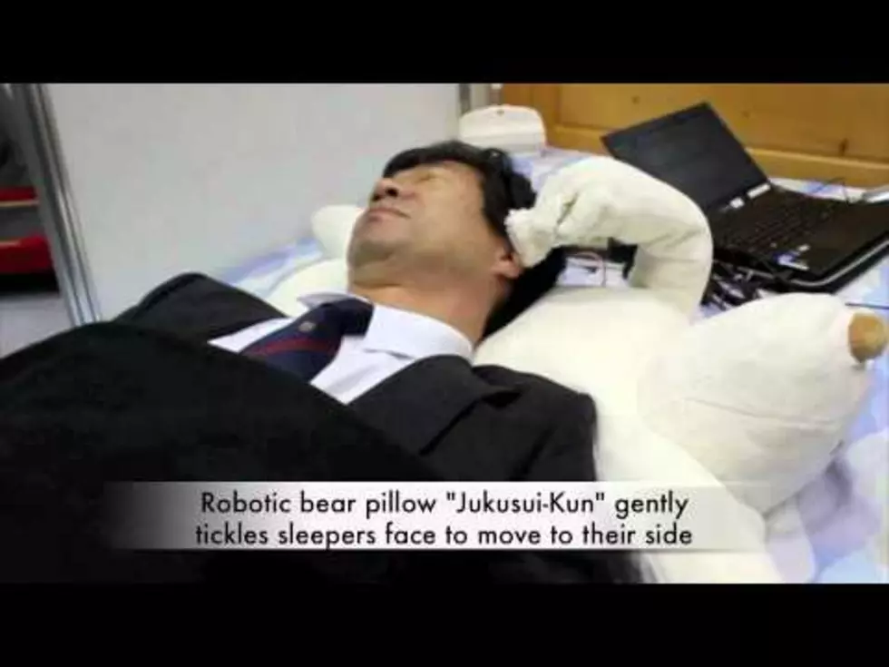 Robotic Bear Wakes You When You Snore [Video]