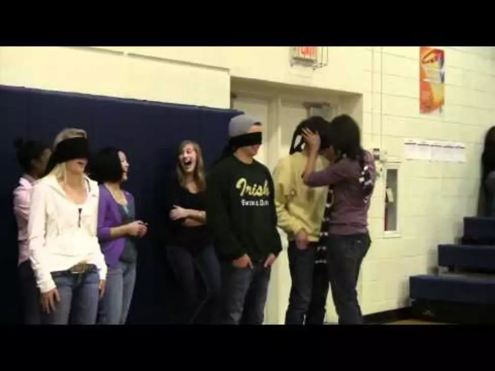 Blindfolded Students Kiss Parents In Front Of Classmates [Video]