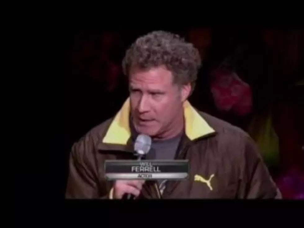 Will Ferrell Introducing the NBA&#8217;s Chicago Bulls and New Orleans Hornets Game