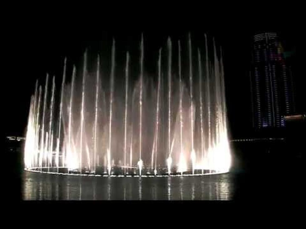Dubai Fountain Does A Choreographed Tribute To Whitney Houston ‘I Will Always Love You’ [VIDEO]