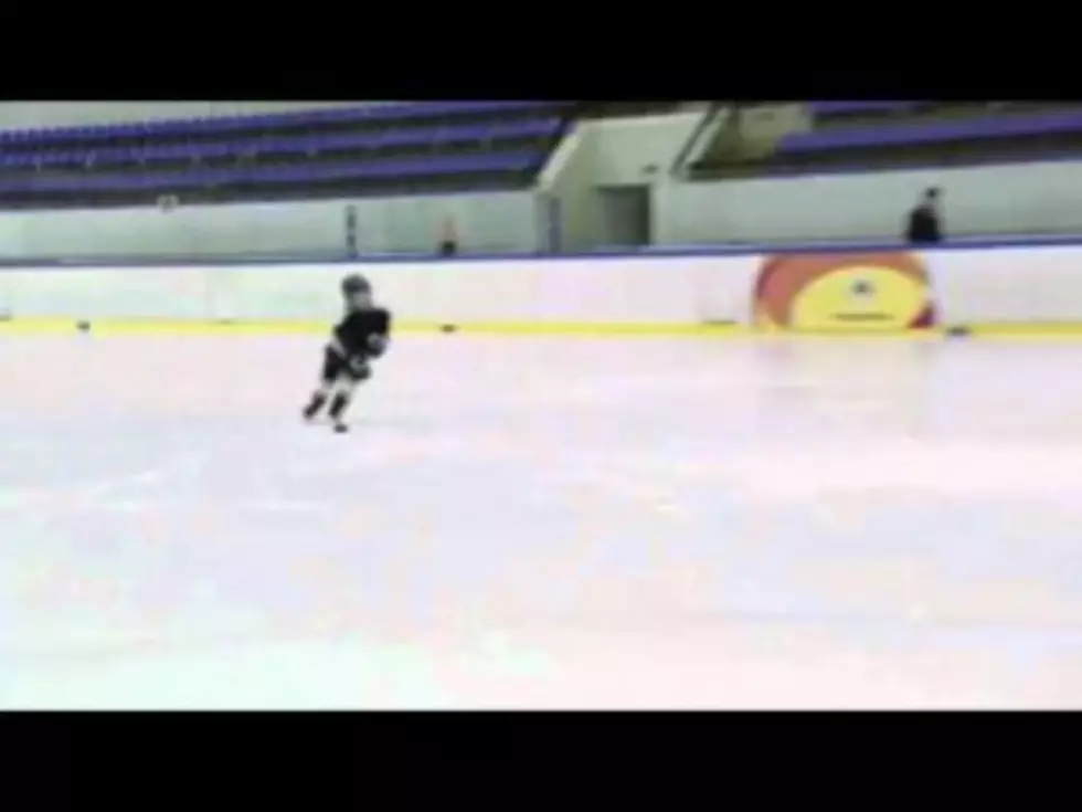 Kid Puts Out Candles With Hockey Puck [VIDEO]