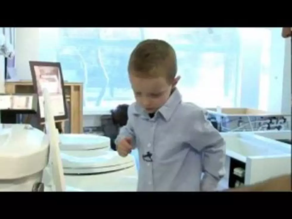 Toilet Loving Four-Year-Old Gets A Free Commode [VIDEO]