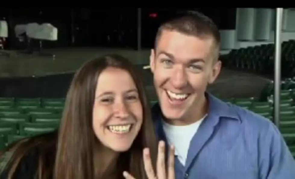 Bay City Marine Sergeant Proposes at DTE Energy Music Theatre [VIDEO]
