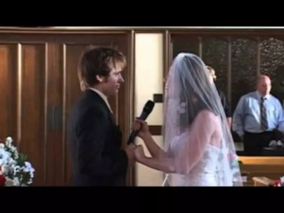 Cool Or Weird? Bride Serenades Groom While Walking Down The Aisle [POLL] [VIDEO]