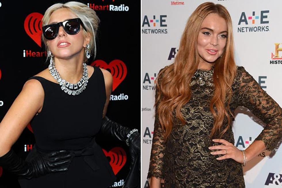 Lady Gaga Accuses Lindsay Lohan of Stealing Earrings in Jest