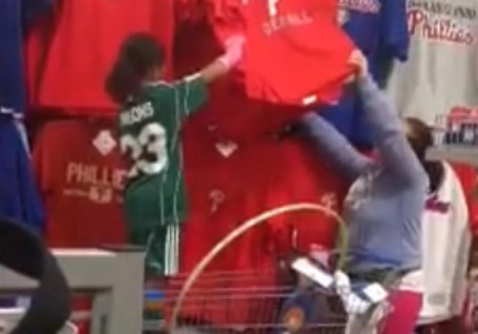 Bad Mother Causes Daughter To Fall From Shopping Cart [VIDEO]