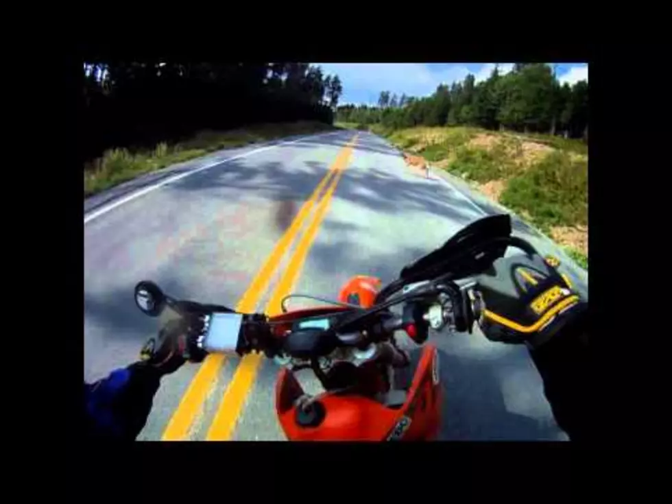 Motorcycle Deer Crash Caught On Helmet Cam [VIDEO]