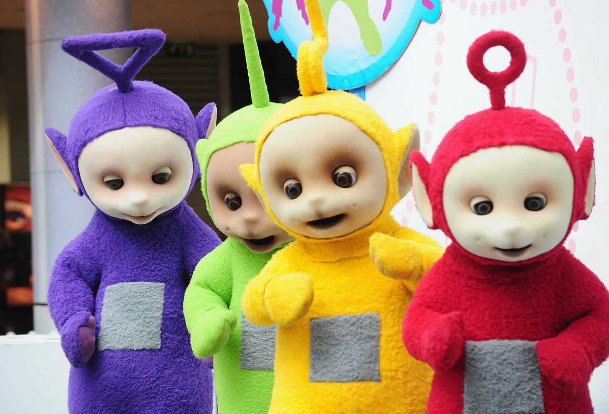 A 20-year-old Red Wings prospect, dressed as one of the Teletubbies