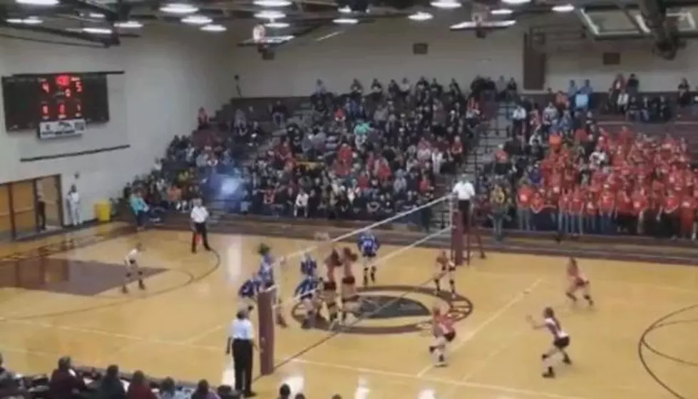 Volleyball Spike Takes Out Two People In Two Seconds [VIDEO]