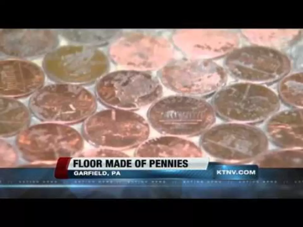 Check Out This Floor Made Entirely Of Pennies [Video]