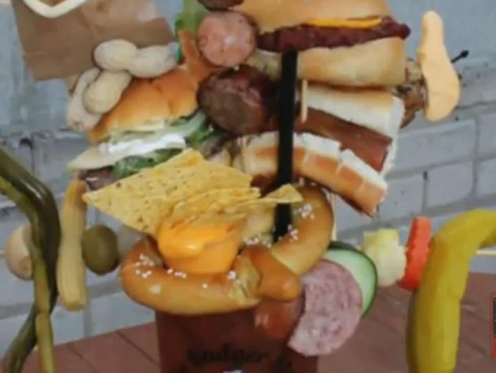 Insane! Everything But The Kitchen Sink In This $5 Bloody Mary [Video]