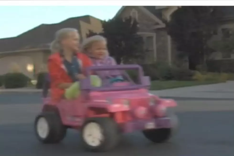 Abandoned Barbie Jeep Gets 7 and 9 Year-Old Sisters A Ticket [Video]