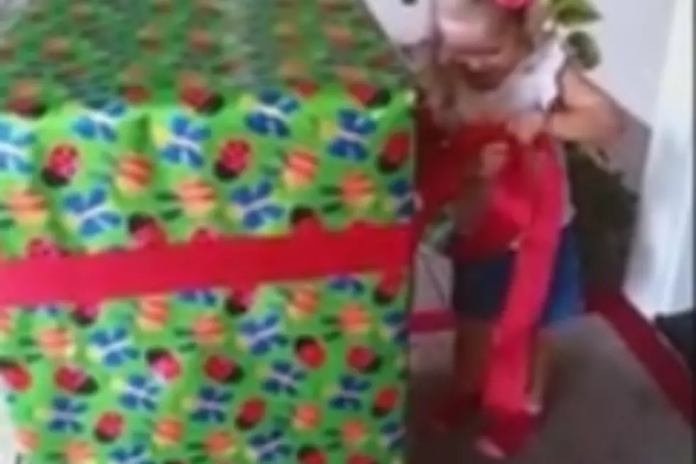 3-Year Old Unwraps ‘Dad in a Box’ for Her Birthday [VIDEO]