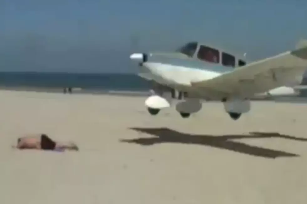 Vacationer Inches Away From Certain Death When Plane Lands Too Low [VIDEO]