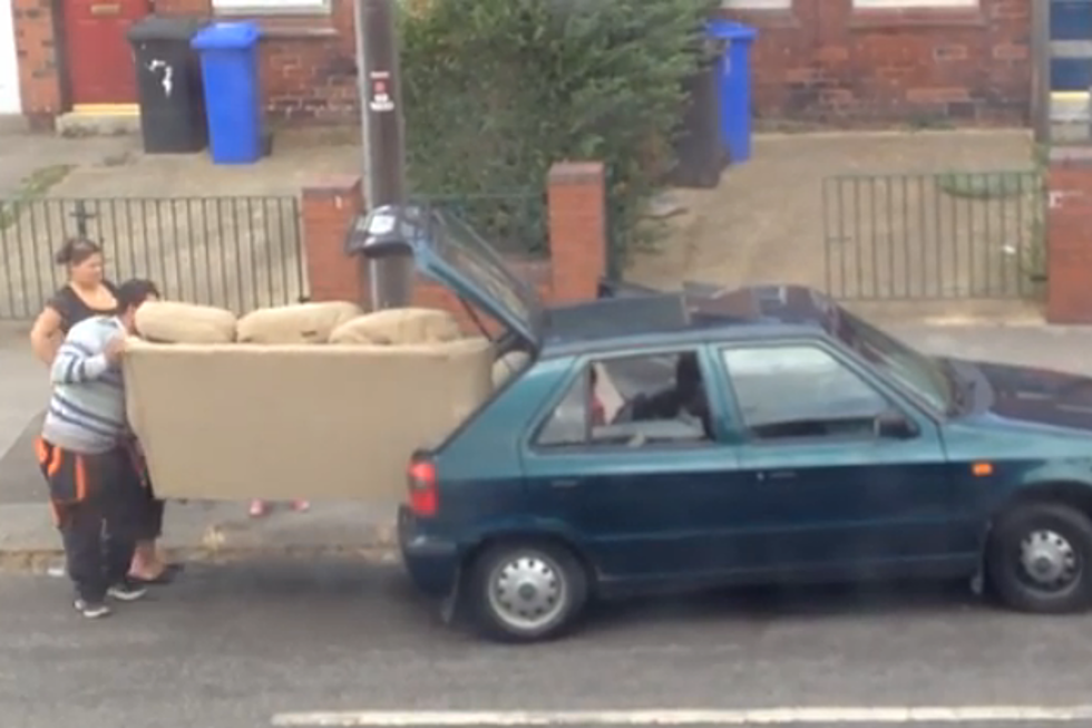 Watch Idiots In Action While Trying To Move A Couch [VIDEO]