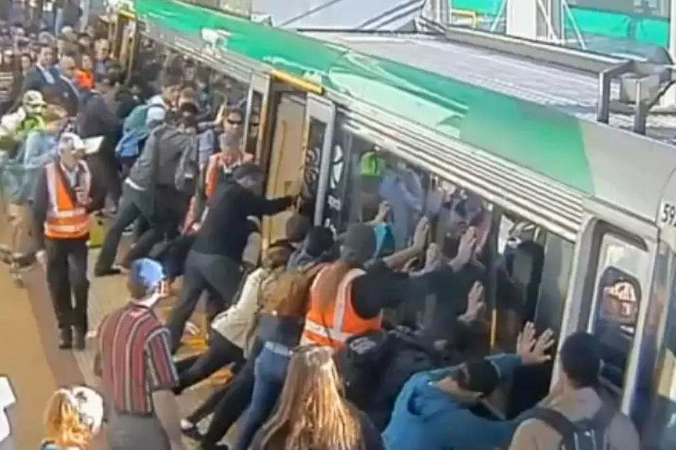 Morning Commuters Team Up To Rescue Man Stuck Between Train And Platform [VIDEO]
