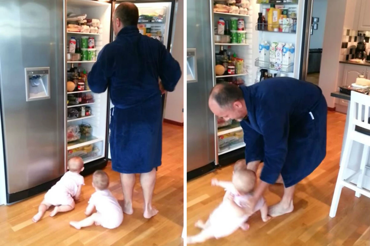 Making Breakfast Takes Longer With Twins [VIDEO]