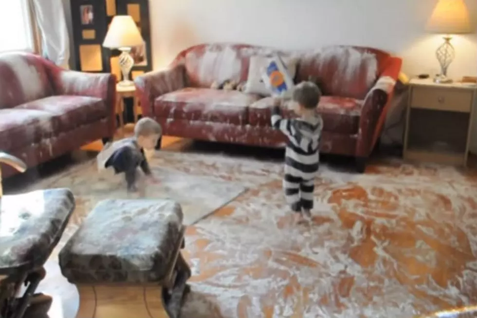 #TBT – Kids Destroy House With Flour in Just Minutes [VIDEO]