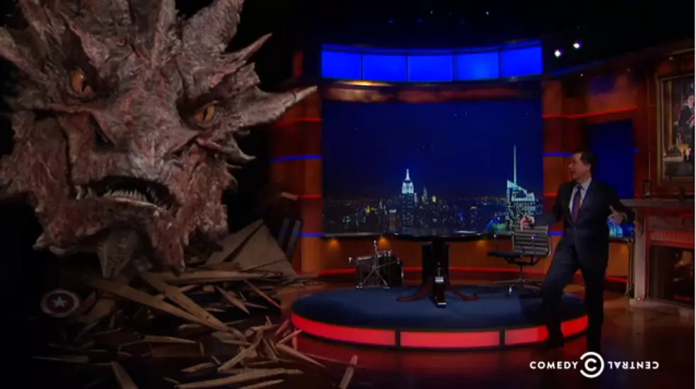 Smaug from &#8216;The Hobbit&#8217; on The Colbert Report [VIDEO]