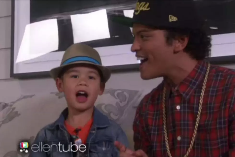 Bruno Mars &#038; Six-Year-Old Kai Langer Sing &#8216;Uptown Funk&#8217; on &#8216;Ellen&#8217; [VIDEO]