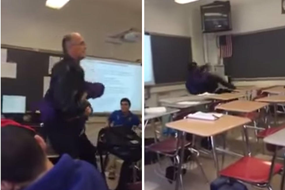Teacher Gets Body Slammed After Confiscating Student&#8217;s Phone [VIDEO]