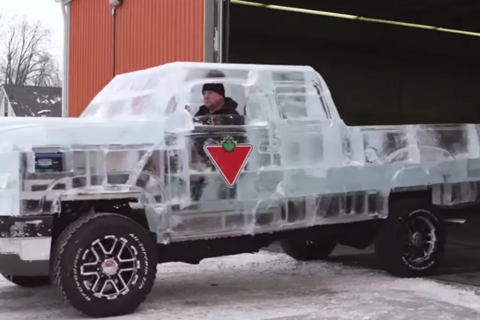 Truck Made Of Ice