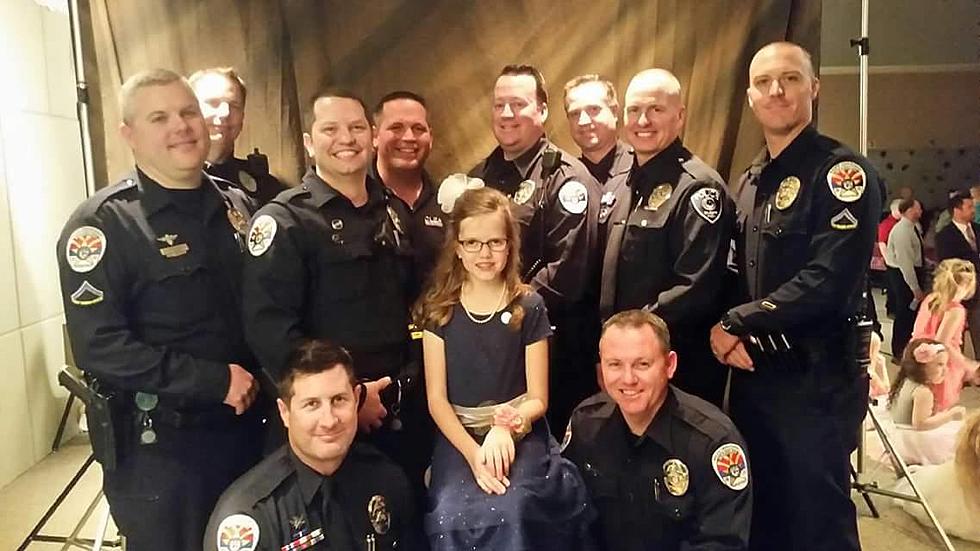 Arizona Police Officers Escort Daughter of Fallen Officer to Father-Daughter Dance