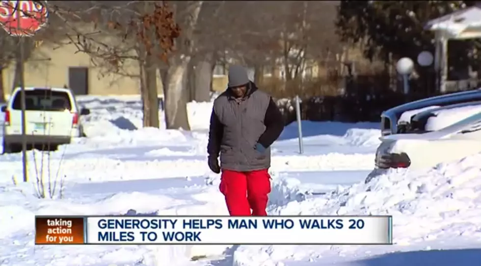 Detroit Man Walks 20 Miles To Work Each Day [VIDEO]