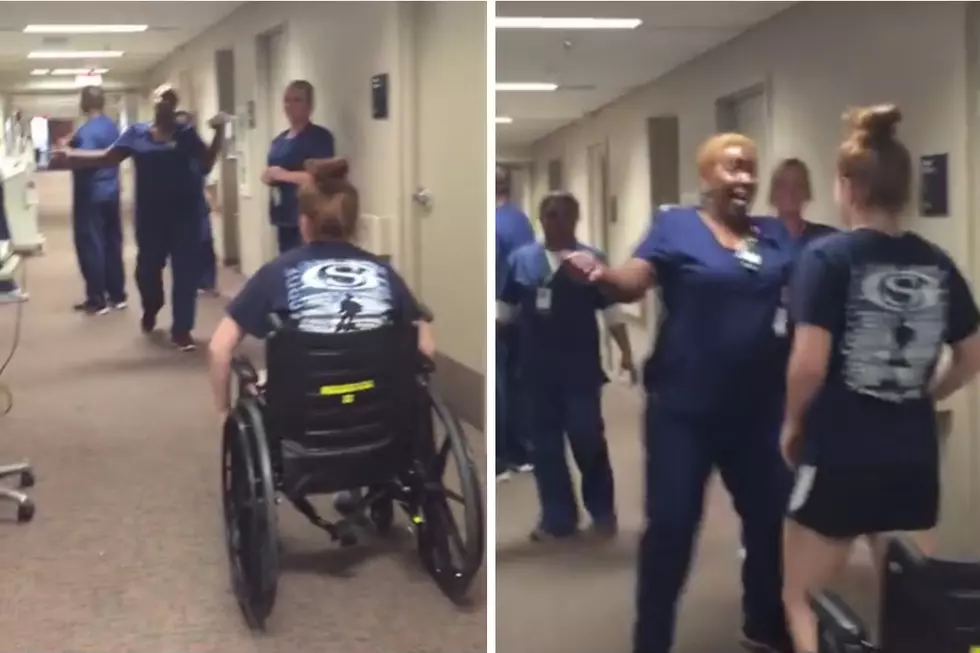 Paralyzed Teen Surprises Her Favorite Nurse by Walking [VIDEO]