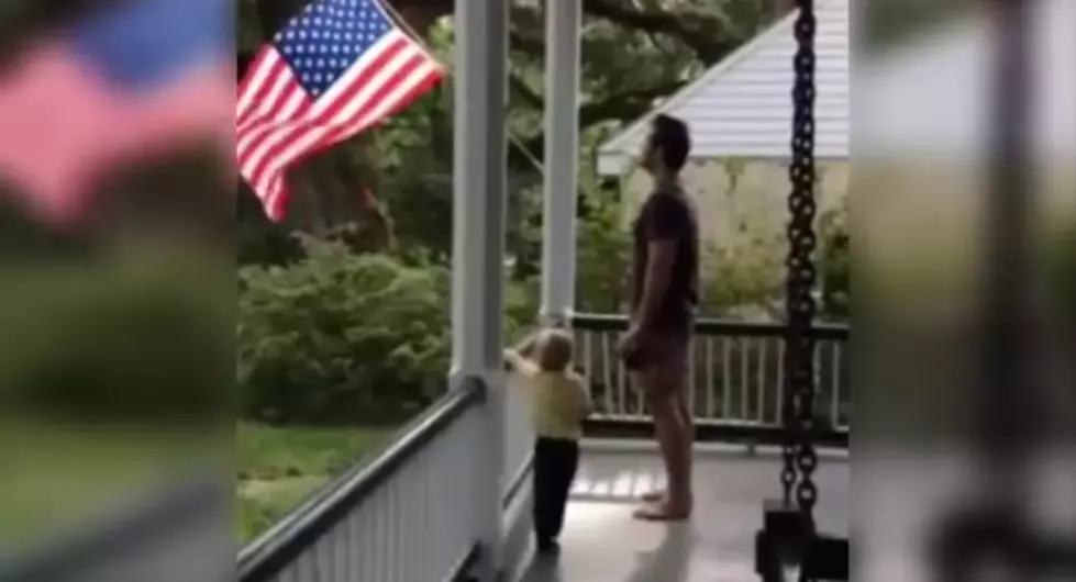 Chris Pratt Teaches his Son the Pledge of Allegiance (And It’s So Cute!) [VIDEO]