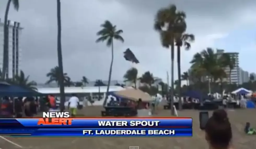 Waterspout Hits Florida Beach, Tosses Bounce House [VIDEO]