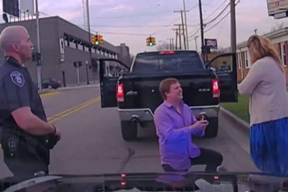 Police Stop in Royal Oak Ends in Surprise Marriage Proposal [VIDEO]