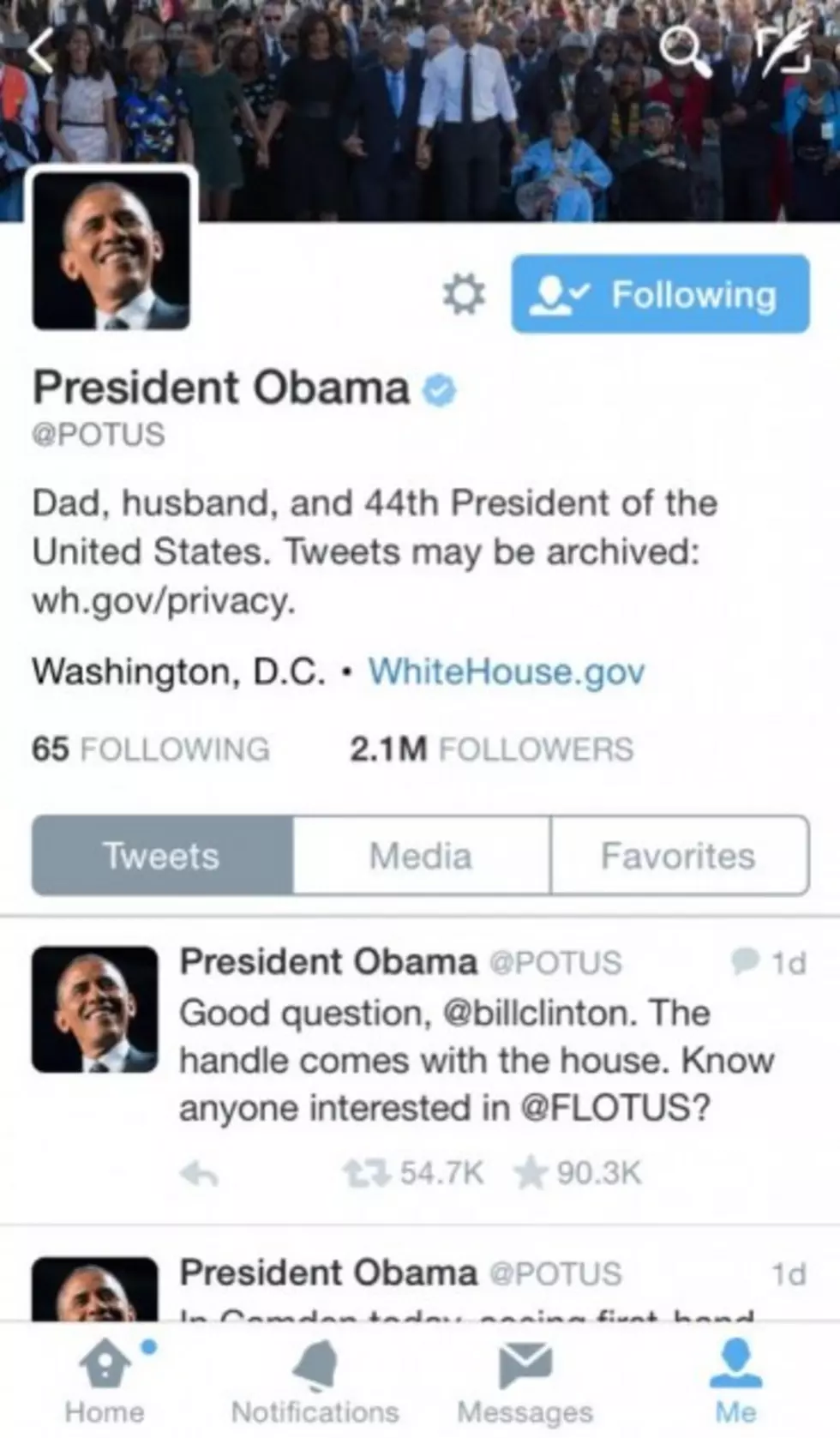 Think Twice Before Tweeting at the @POTUS Account