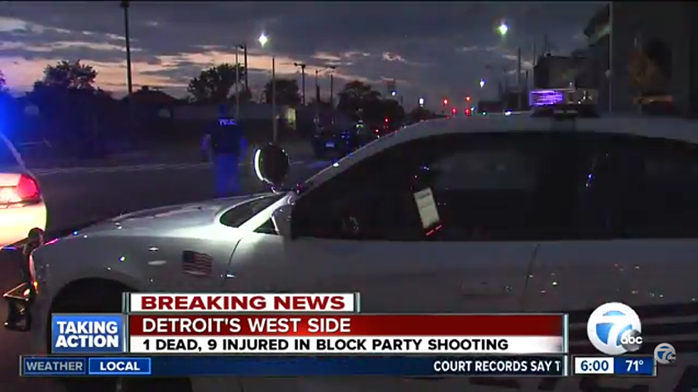 One Killed, Nine Wounded at Block Party Shooting in Detroit [VIDEO]