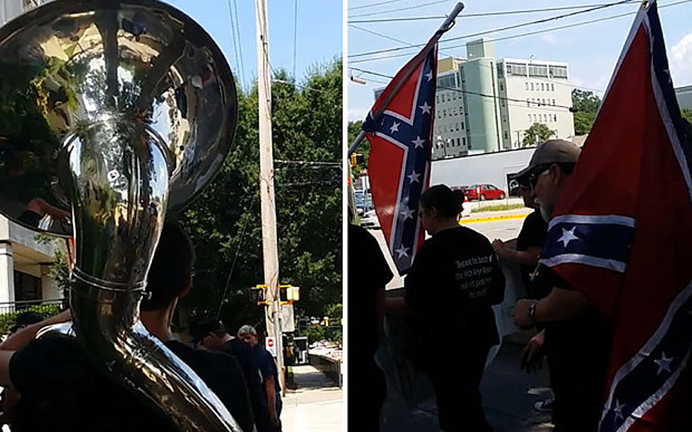 This Guy! Played his Sousaphone to Mock South Carolina KKK Members [VIDEO]